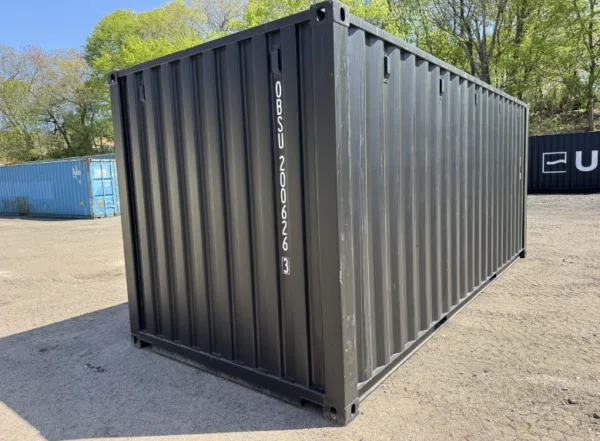 20 x 8 New Black Shipping / Storage Shipping Containers